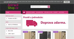Desktop Screenshot of antracitshop.cz