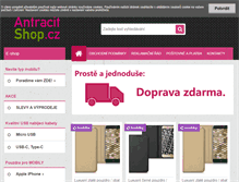 Tablet Screenshot of antracitshop.cz